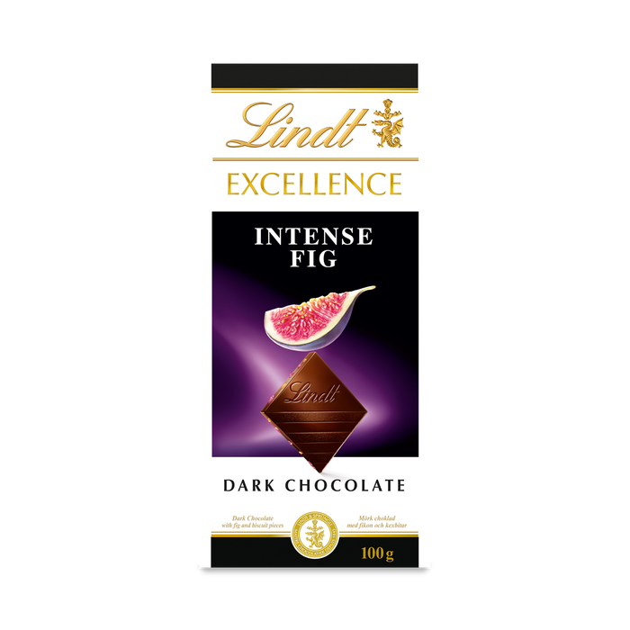 Lindt - Excellence - Fig Intense - 100 GM