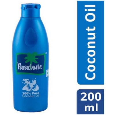 Parachute Coconut Oil - 100% Pure White Coconut Oil - 200ml - 12 pack (Dubai - Original)