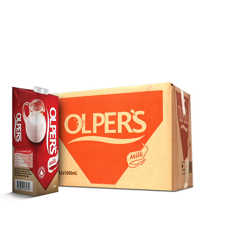 Olpers - UHT Milk - 1000ml (1.0L) - Carton - 12 x 1L