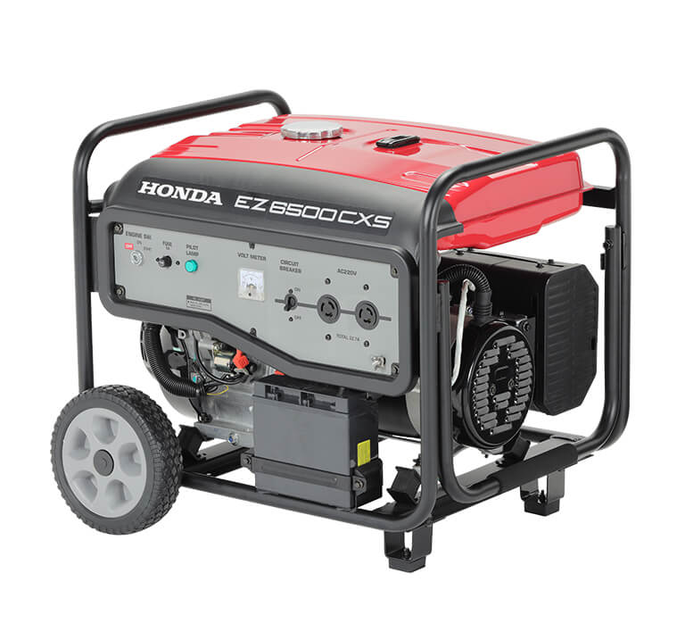 Honda - Generator - EZ6500CXS - Rated Output: 5KVA - 2 Year Warranty