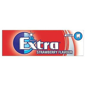 EXTRA - Strawberry - Bubble Sugar Free Chewing Gum - 30 Packs (10 Pellets each)