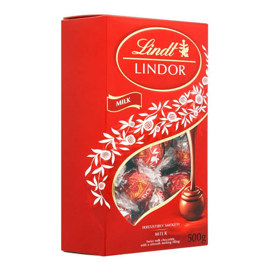 Lindt - Lindor Milk -  Ball Chocolate Box - 500g