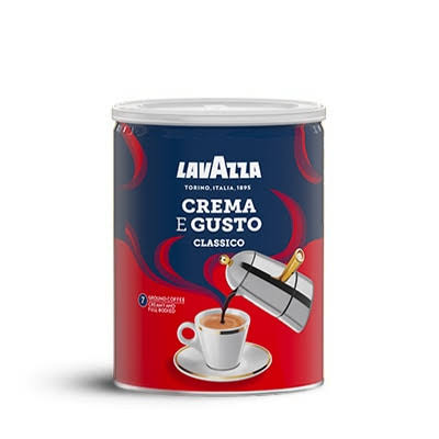 Lavazza - Crema e Gusto - Ground Coffee- 250g Can