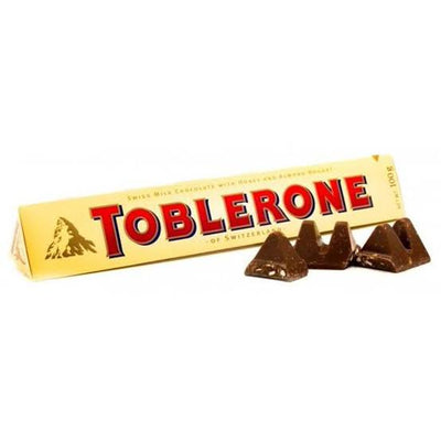 Toblerone - Swiss Milk Chocolate - Box of 20 x 100G