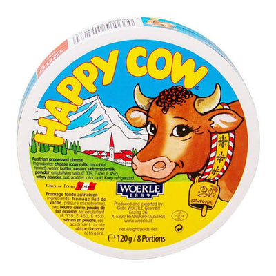 Happy Cow - Triangle Processed Cheese - 8Pcs - 120 gm