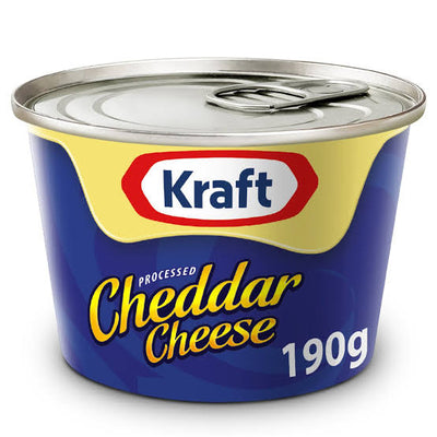 Kraft - Processed Cheddar Cheese - 190g
