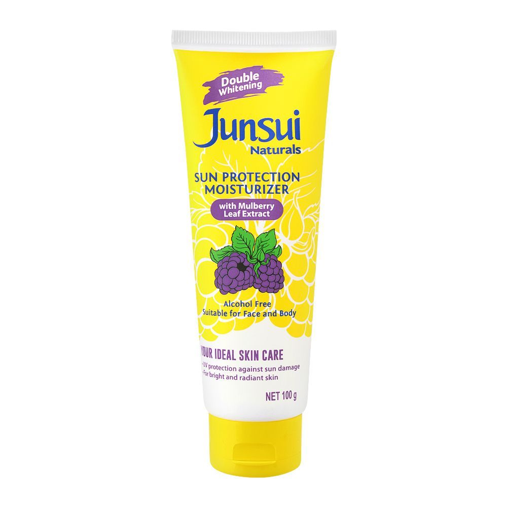 Junsui - Double Whitening - Sun Protection Moisturizer - With Mulberry Leaf Extract - Alcohol Free - 100g