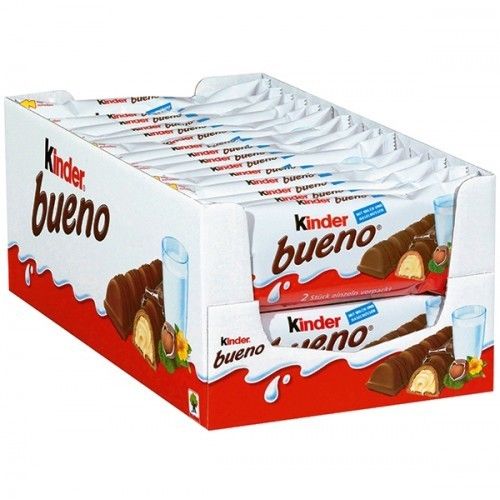 Kinder Bueno Chocolate X2, 43 gram - Box of 30