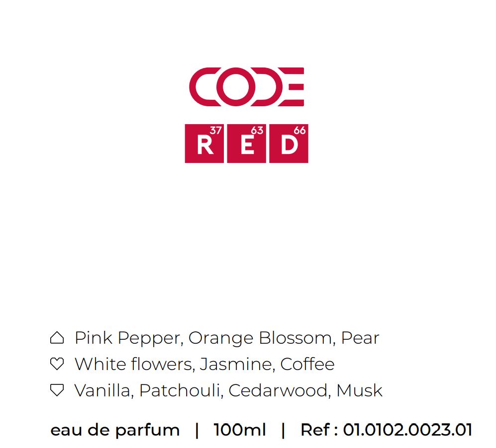 Fascino - Code Red - EDP - For Women (100 ml)