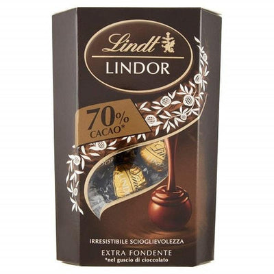 Lindt - Lindor Ball - 70% Cocoa - Extra Dark Chocolate Box - 200g