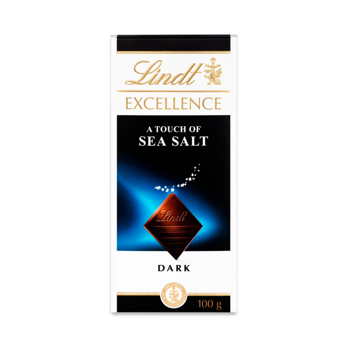 Lindt - Excellence - Dark - Touch of Sea Salt - 100 GM
