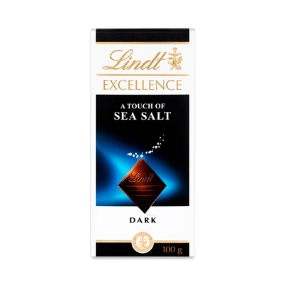 Lindt - Excellence - Dark - Touch of Sea Salt - 100 GM