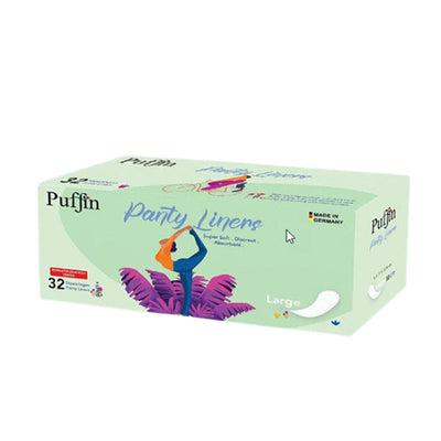 Puffin Panty Liner - Large-Panty Liner-67 x 175 mm-32 pcs