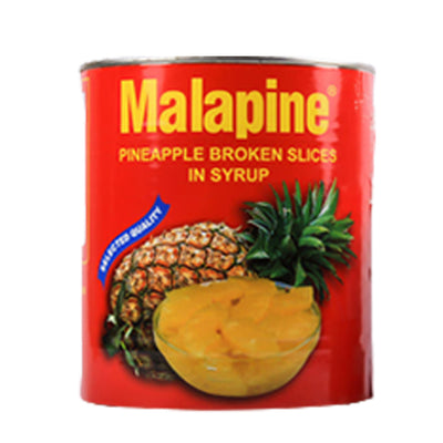 Malapine - Pineapple in Heavy Syrup - Broken Slices - 3Kg
