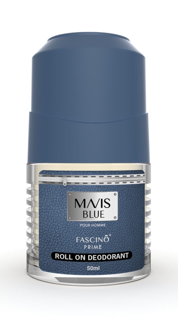 Fascino - Mavis Blue - Roll On Deodorant - For Men (50 ml)