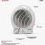 MAXX - Electric Fan Heater (MX-117) - No Warranty