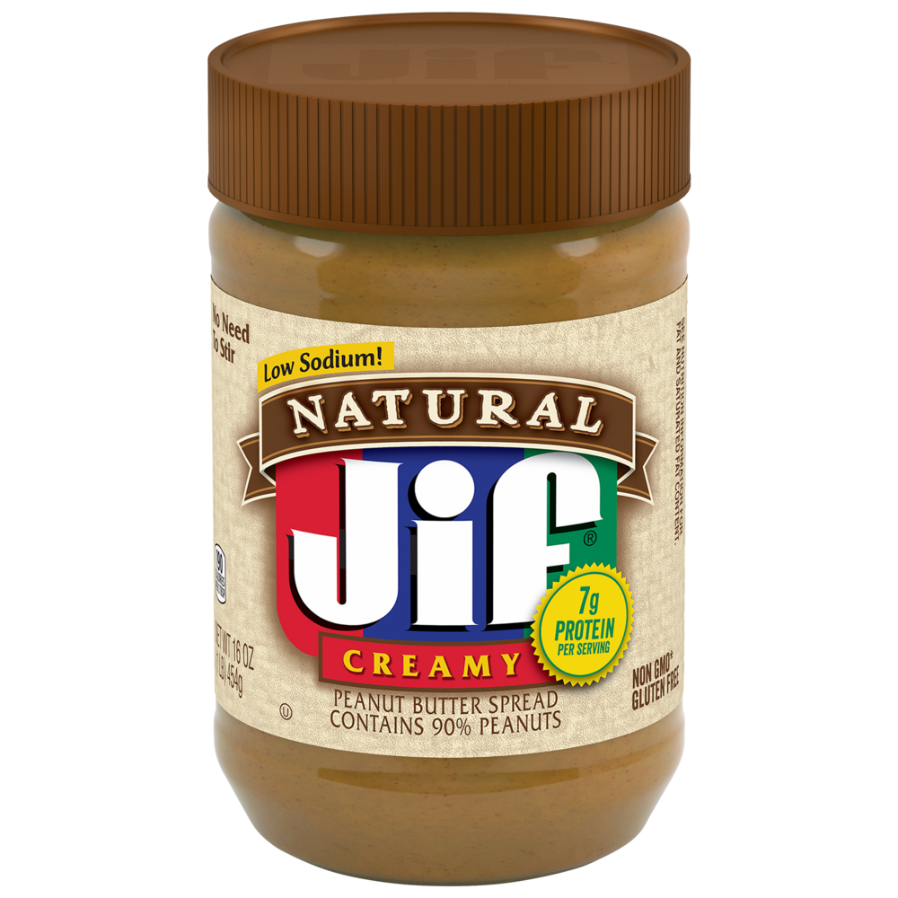 JIF - Natural - Creamy - Peanut Butter Spread - 400 gm
