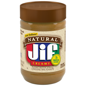 JIF - Natural - Creamy - Peanut Butter Spread - 400 gm