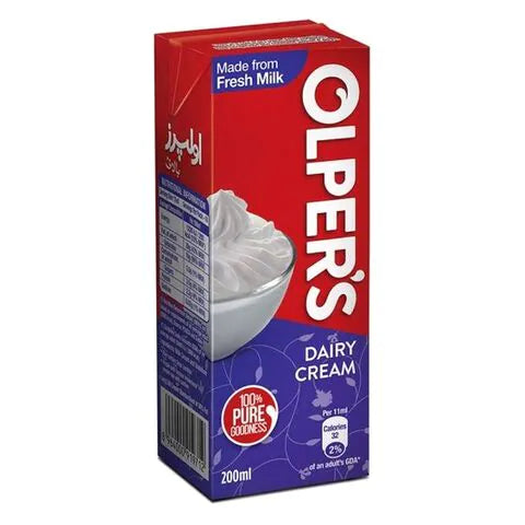 Olpers - UHT Dairy Cream 200 ml (Pack of 24)