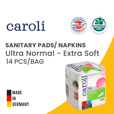 Caroli Ultra Sanitary Pads - Normal-Sanitary Pads-95 x 225 mm-14 pcs
