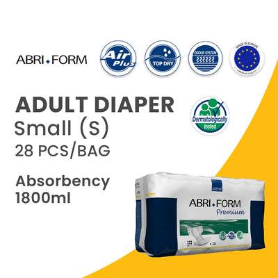 ABRI-FORM - Adult Diaper - Premimum - Small-60 - 85 cm - 28 pcs