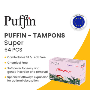 Puffin - Tampons - Super - 64 pcs