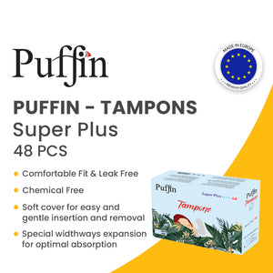 Puffin - Tampons - Super Plus - 64 pcs