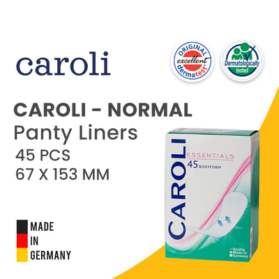 Caroli Panty Liner - Normal - 67 x 153 mm - 45 pieces