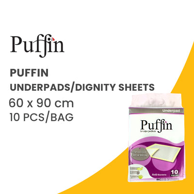 Puffin - Disposable - Underpad - 60 x 90 cm - 10 pieces