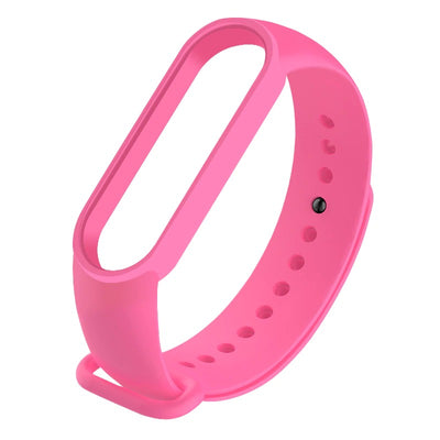 Xiaomi -  Mi Band 5/6/7 Silicone Replacement Wristband Strap/Band Only - Pink | Jodiabaazar.com