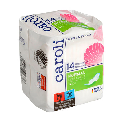 Caroli Ultra Sanitary Pads - Normal-Sanitary Pads-95 x 225 mm-14 pcs