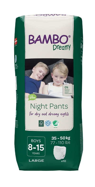 Bambo Dreamy Night Pants - Boys - 8-15 Years/35-50kgs - 10 pieces