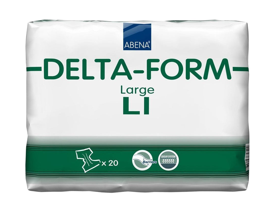 DELTA-FORM - Adult Diaper - Large - 100 - 150 cm- 20 pieces