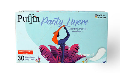 Puffin Panty Liner - Normal-Panty Liner-50 x 145 mm-30 pcs