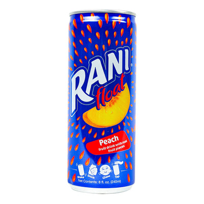Rani Float Fruit Juice Drink - 240 ML (Pack of 24) - Flavors - Orange, Peach, Mango - Made with Real Fruit Pieces