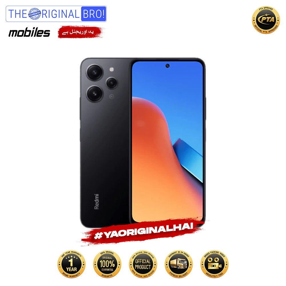 Redmi - 12 8GB RAM - 128GB Storage - Black | Jodiabaazar.com