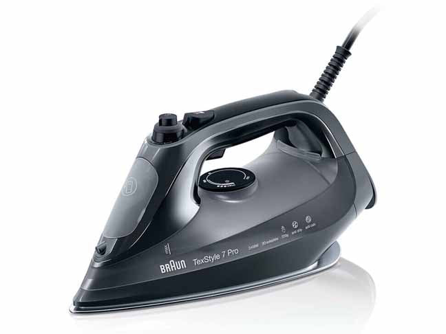 Braun - TexStyle 7 - Pro Steam Iron - SI7042 - Black