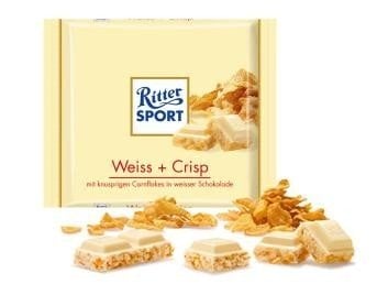 Ritter Sport - White Crisp - 100g | Jodiabaazar.com