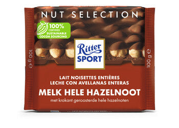 Ritter Sport - Milk Whole Hazelnut - 100g | Jodiabaazar.com
