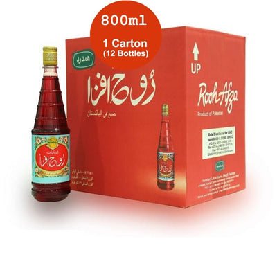 Hamdard - Rooh Afza - Red Sharbat Syrup - Available in 800 ML - 1500 ML - 3000 ML