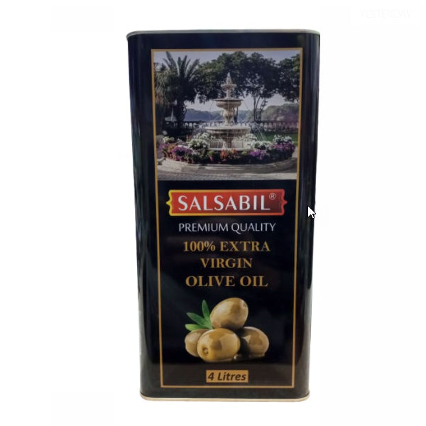 Salsabil - Extra Virgin Olive Oil - 4 Liters Tin
