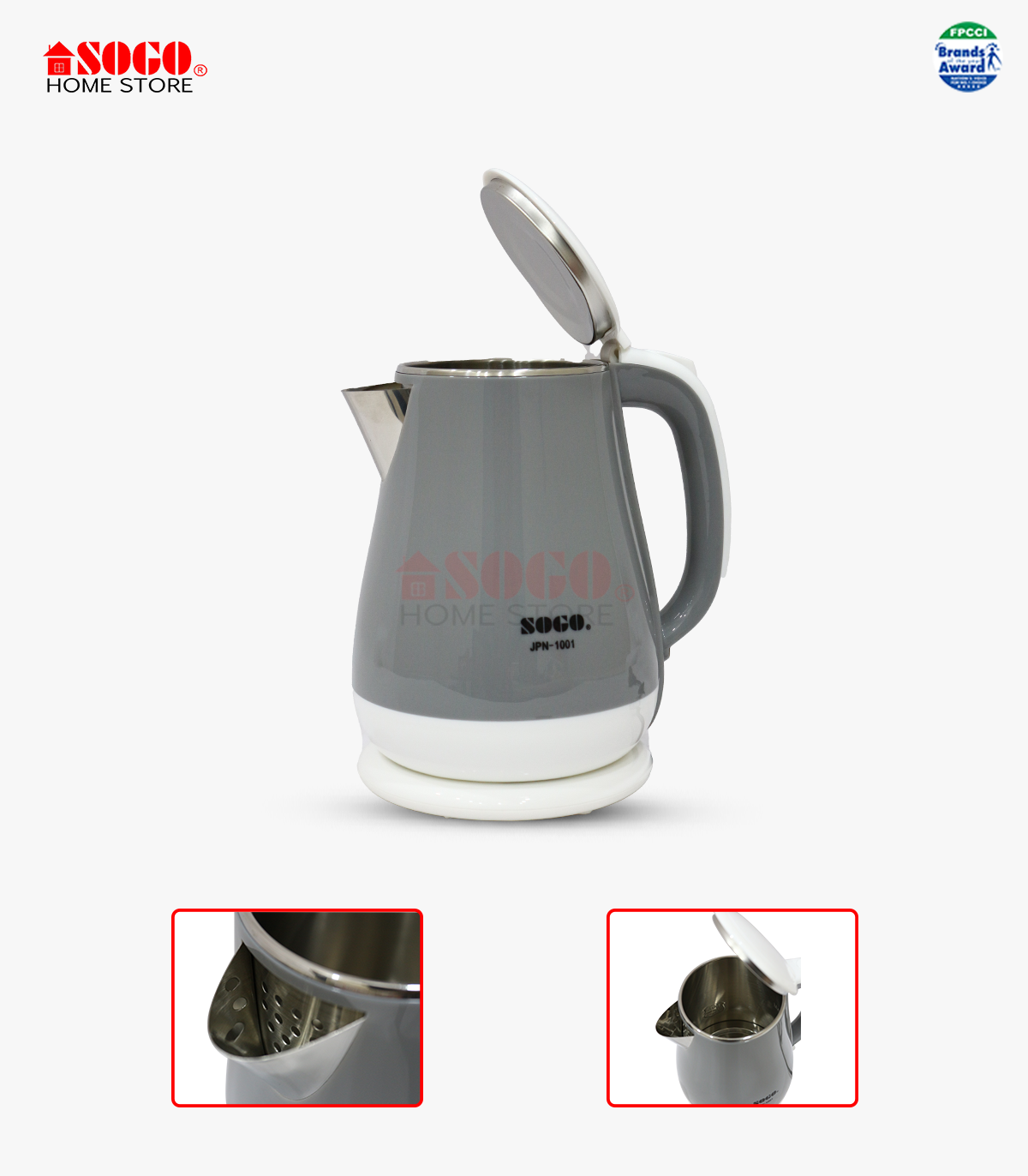 Sogo - Electric Kettle - JPN-1001 - 1.5L