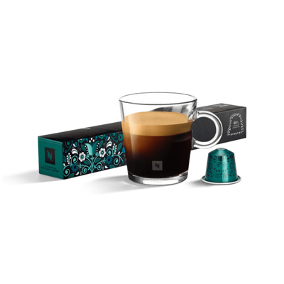 Nespresso - World Explorations - Stockholm Fortissio Lungo - Coffee Capsule - Sleeve Of 10