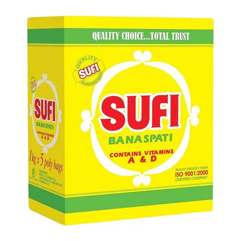 Sufi - Special Banaspati 1kg - 5 Packs (1KG each)