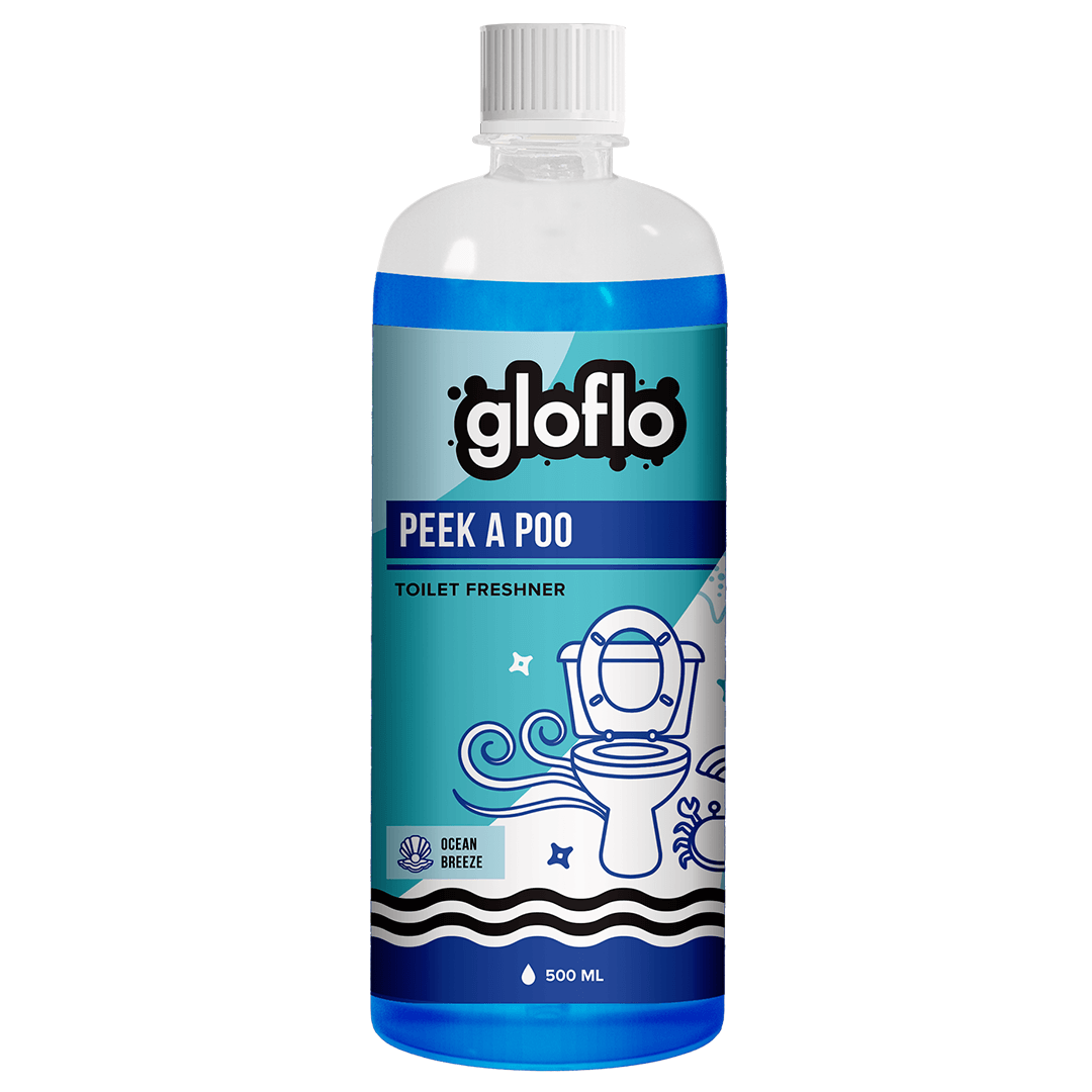Glo-Flo - Peek a Poo - Toilet Freshener - Ocean Breeze - 500 ML