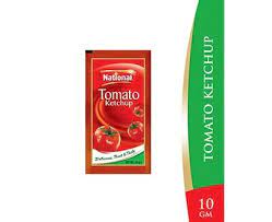 National Tomato Ketchup - 10 gm Sachet Pack - 1 Ctn (510 Pcs)
