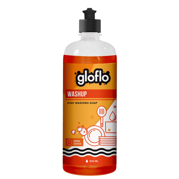 Glo-Flo - Washup - Dish Washing Soap - Citrus - 500 ML